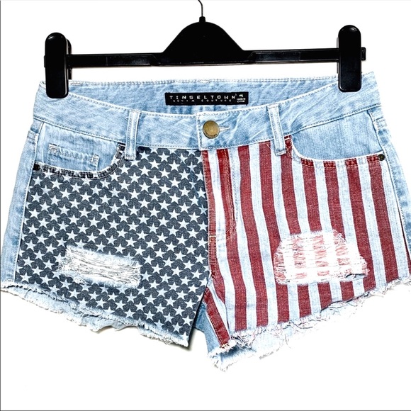 Tinseltown Pants - 🌵5/$20🌵TinselTown shorts, American Flag print